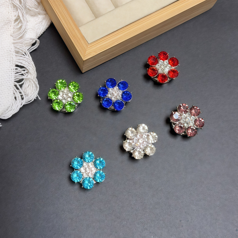 轻奢衬衫扣时尚潮流胸针扣女款水钻袖扣乌龟扣衬衫扣子装饰扣纽扣